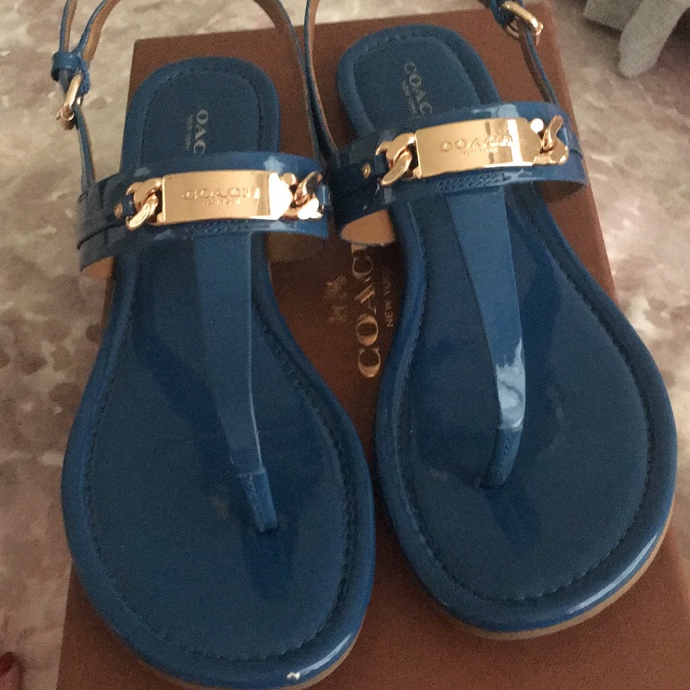 Coach sandals size 9.5
